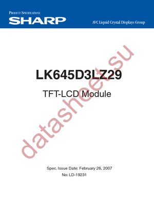 LK645D3LZ29 datasheet  